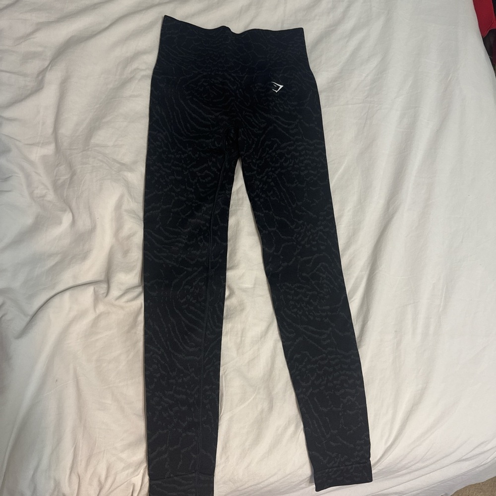 Gymshark Black Patterned Leggings